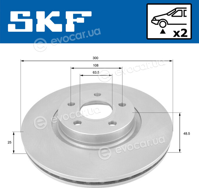 SKF VKBD 80053 V2
