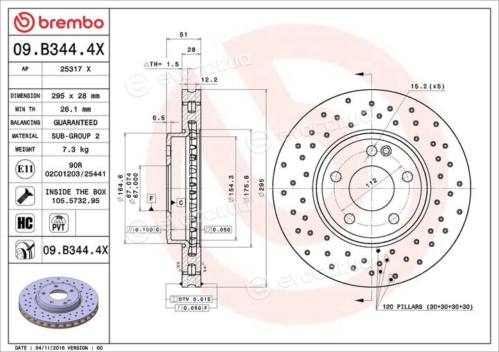 Brembo 09.B344.4X