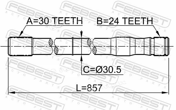 Febest 0112-LC80LH