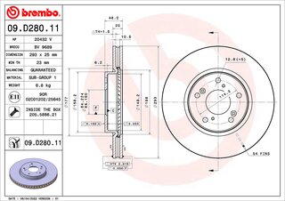 Brembo 09.D280.11