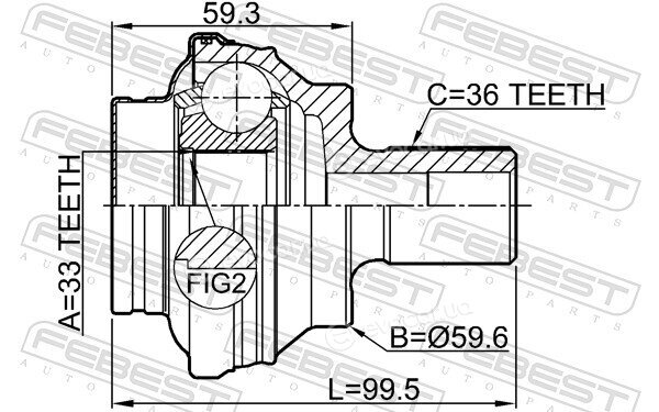 Febest 2310-CCR