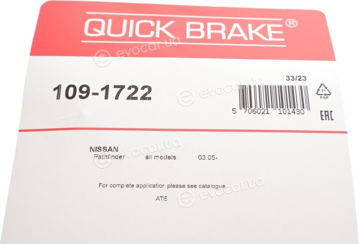 Kawe / Quick Brake 109-1722