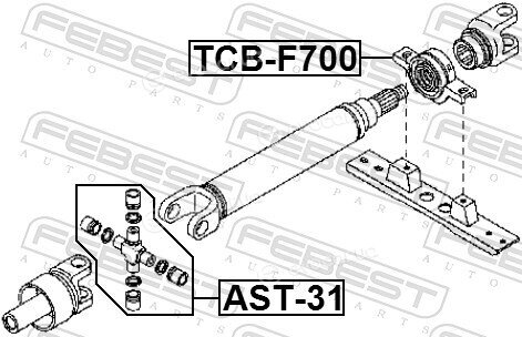 Febest TCB-F700