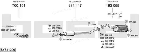 Bosal SYS11206