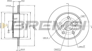 Bremsi CD9028S