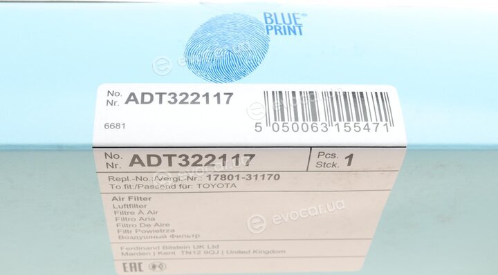 Blue Print ADT322117