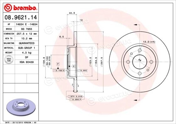 Brembo 08.9621.14