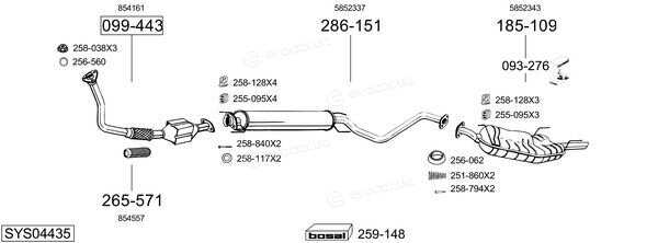 Bosal SYS04435