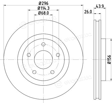 Hella Pagid 8DD 355 114-601