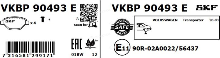 SKF VKBP 90493 E