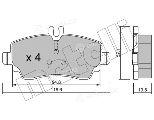 Metelli 22-0310-1