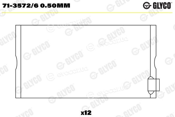 Glyco 71-3572/6 0.50mm