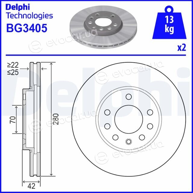 Delphi BG3405