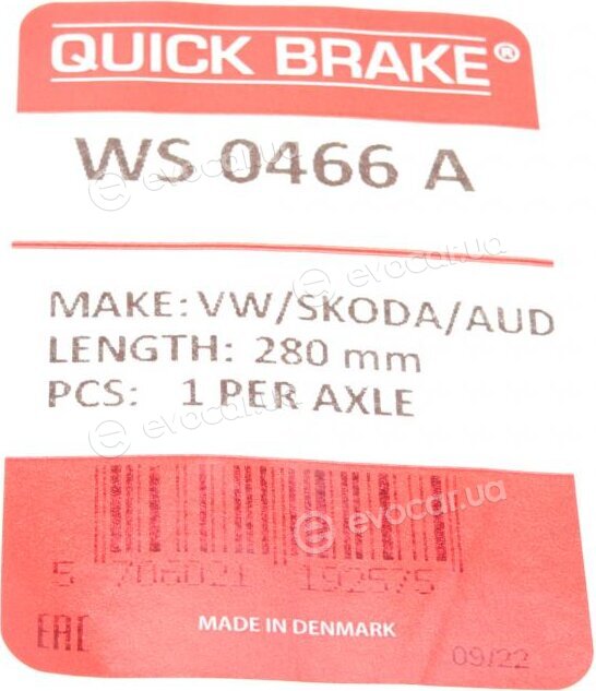 Kawe / Quick Brake WS 0466 A