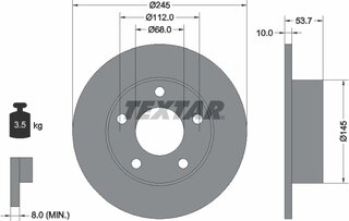 Textar 92090800