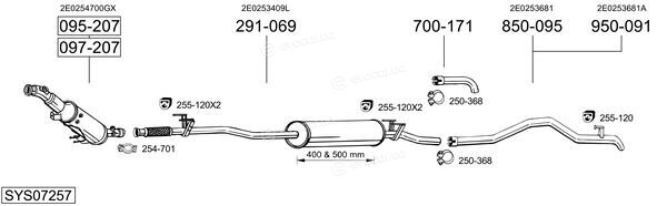 Bosal SYS07257