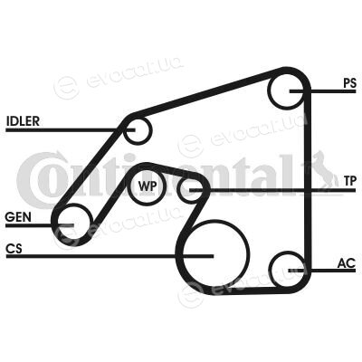 Continental 6PK2390D1