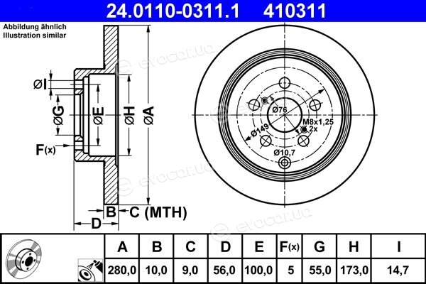 ATE 24.0110-0311.1