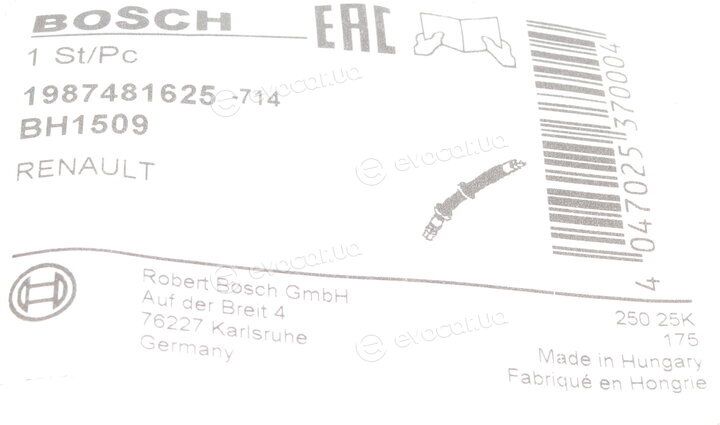 Bosch 1 987 481 625