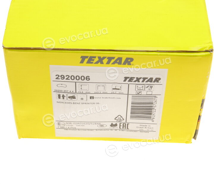 Textar 2920006
