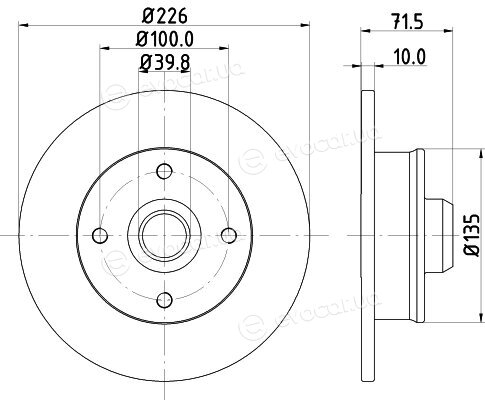 Hella Pagid 8DD 355 101-661