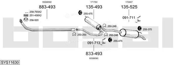 Bosal SYS11630