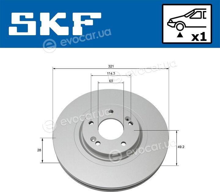 SKF VKBD 80281 V1