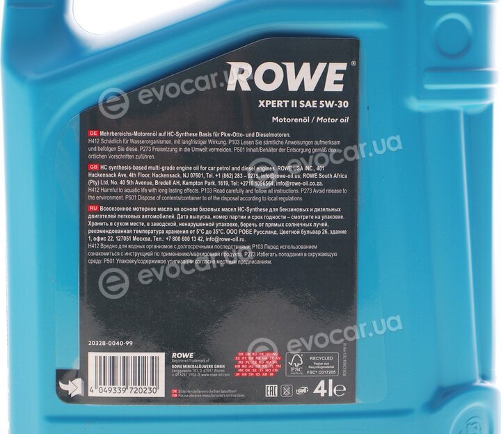 Rowe 20328-0040-99