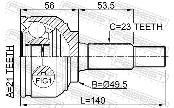 Febest 0210-K12