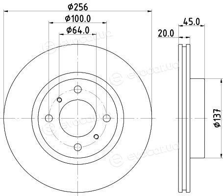 Hella Pagid 8DD 355 126-941