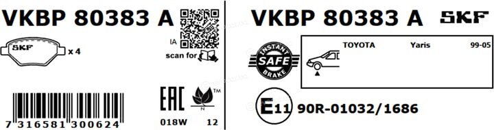 SKF VKBP 80383 A
