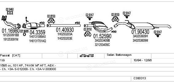 MTS C380313003170