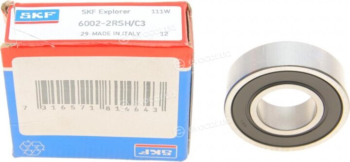 SKF 6002-2RSH/C3