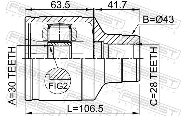 Febest 0511-GFRH