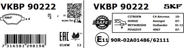 SKF VKBP 90222