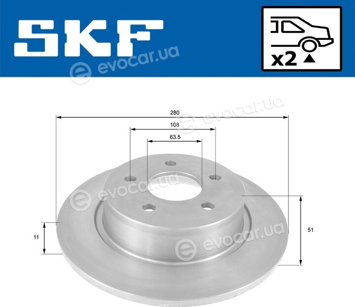 SKF VKBD 90121 S2