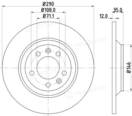 Hella Pagid 8DD 355 110-801