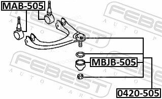 Febest MAB-505