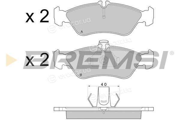 Bremsi BP2689