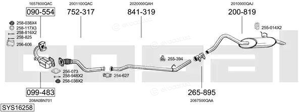 Bosal SYS16258