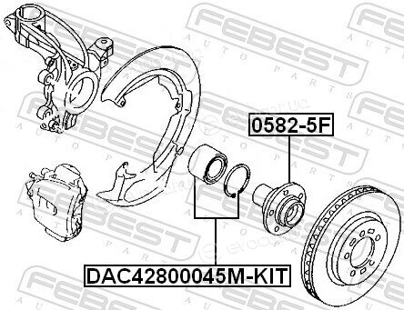 Febest DAC42800045M-KIT
