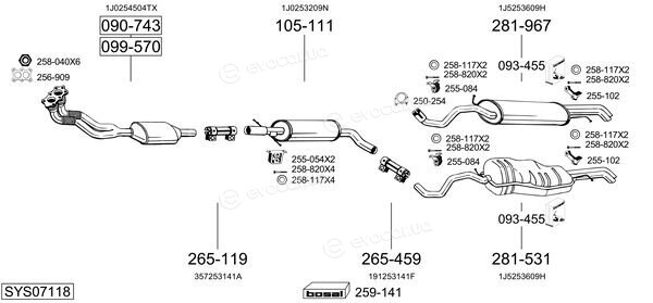 Bosal SYS07118