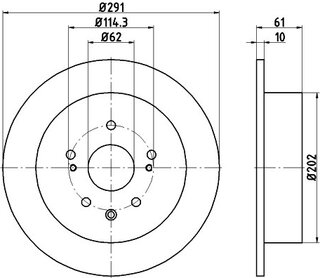 Hella Pagid 8DD 355 115-711