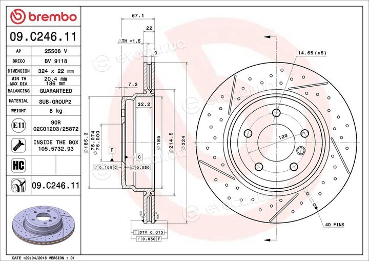 Brembo 09.C246.11