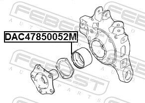 Febest DAC47850052M