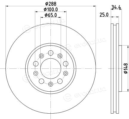 Hella Pagid 8DD 355 107-611