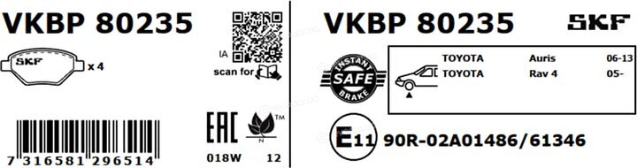 SKF VKBP 80235