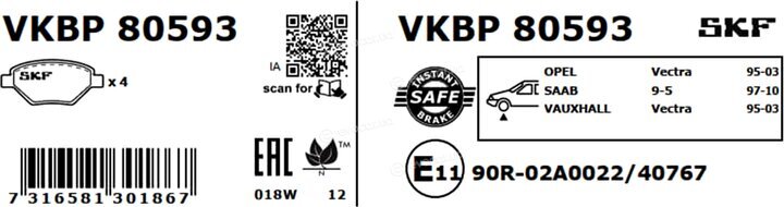 SKF VKBP 80593