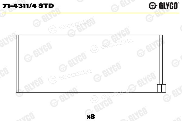 Glyco 71-4311/4 STD