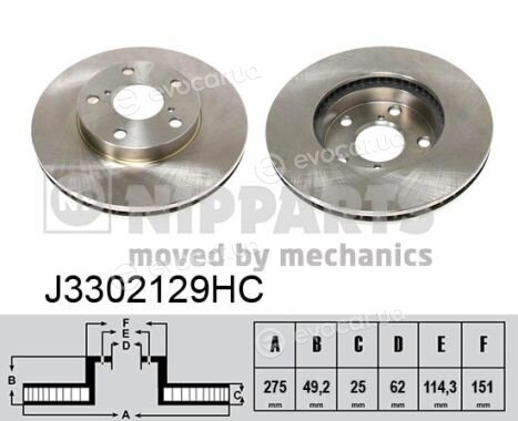 Nipparts J3302129HC